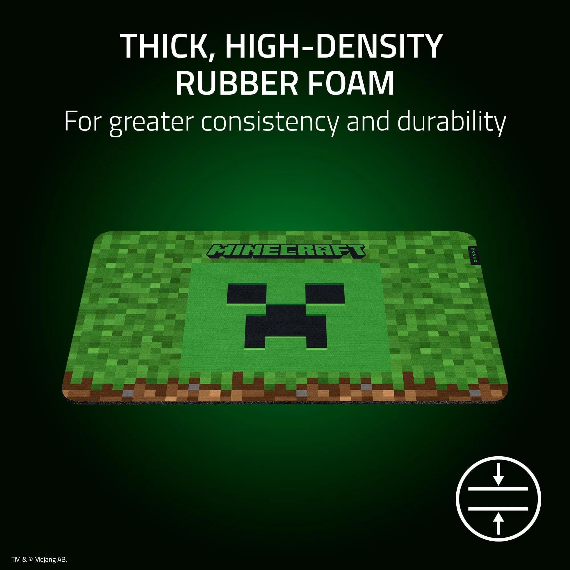 Razer Gigantus V2 Minecraft Edition Gaming Mouse Pad Medium | Textured Micro-Weave Cloth Surface - view 5