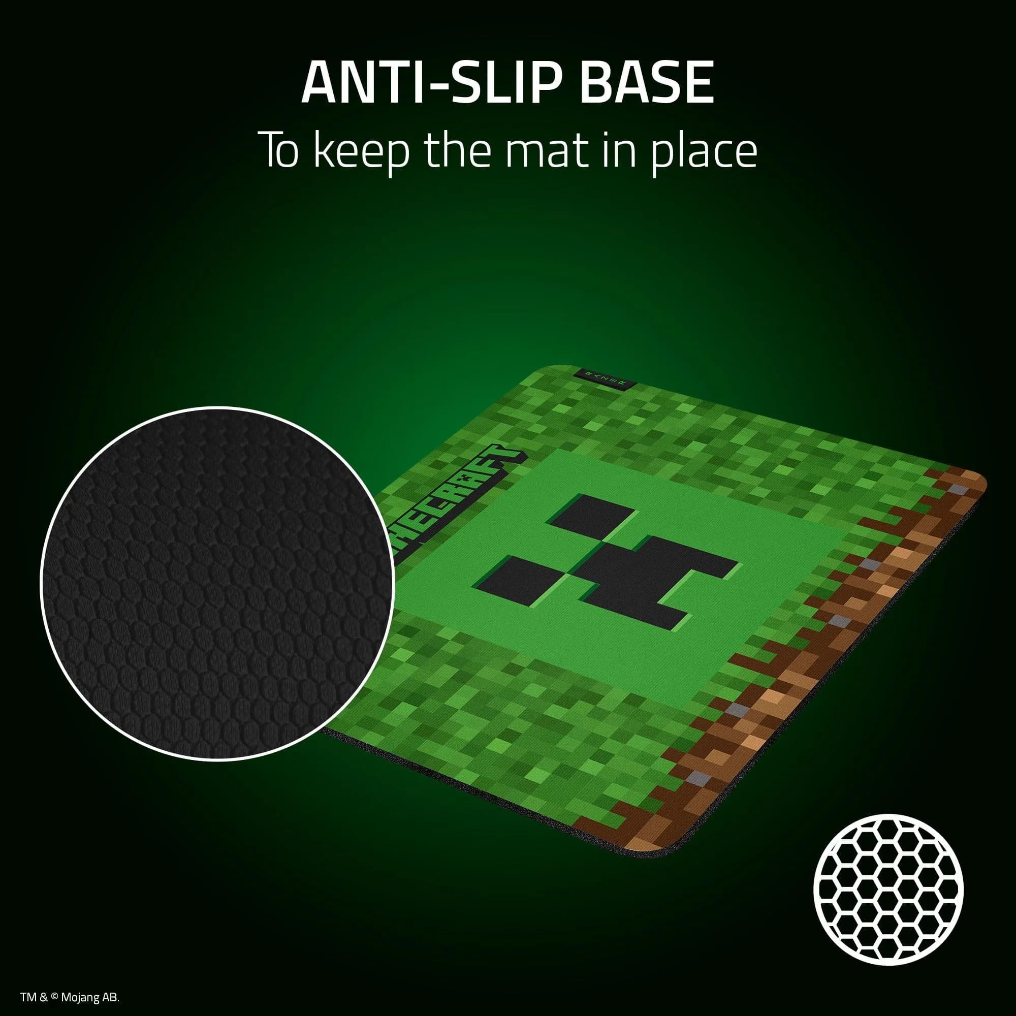 Razer Gigantus V2 Minecraft Edition Gaming Mouse Pad Medium | Textured Micro-Weave Cloth Surface - view 6