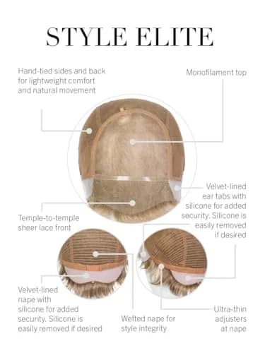 Hair u wear HIM Style Elite Short Boy Cut Hand-Tied Wig for Men, Average-Large Cap, M1S Black | Heat-Friendly, Monofilament Top thumbnail 4