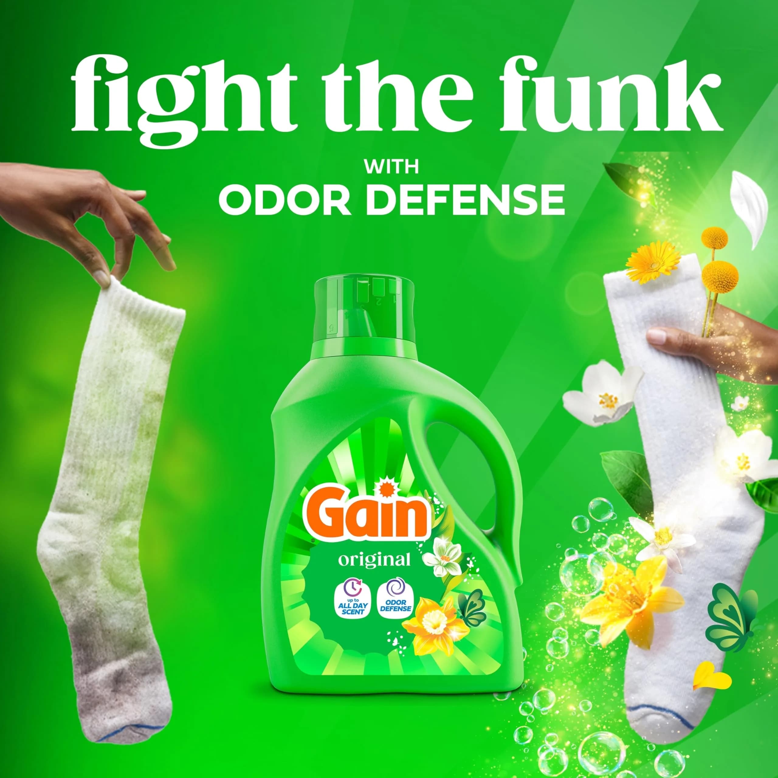 Gain Original Scent Liquid Laundry Detergent, 177 Fl Oz - Concentrated Formula for Indian Homes - view 3