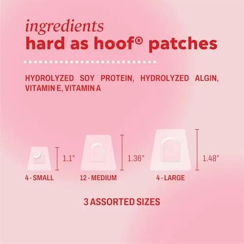 Onyx Professional Hard as Hoof Nail Repair Patches 20 Count | Overnight Nail & Cuticle Strengthening Treatment thumbnail 7