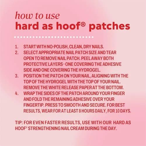 Onyx Professional Hard as Hoof Nail Repair Patches 20 Count | Overnight Nail & Cuticle Strengthening Treatment thumbnail 9