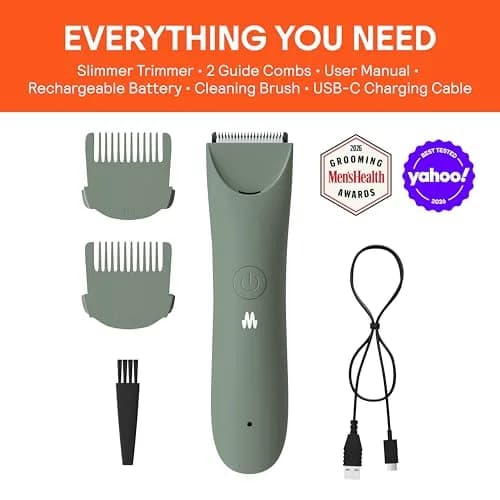 MERIDIAN The Slimmer Trimmer Waterproof Bikini Trimmer for Women Sage | Gentle, Cordless & Travel-Ready thumbnail 4