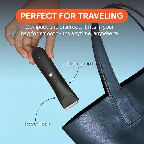 MERIDIAN The Slimmer Trimmer Waterproof Bikini Trimmer for Women Sage | Gentle, Cordless & Travel-Ready thumbnail 7