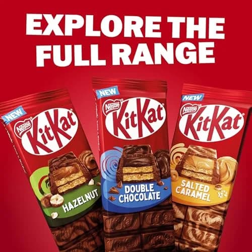Kit Kat Hazelnut Sharing Block 99g | Crispy wafer, hazelnut filling, chocolate swirl | Supports cocoa farmers & environment thumbnail 6