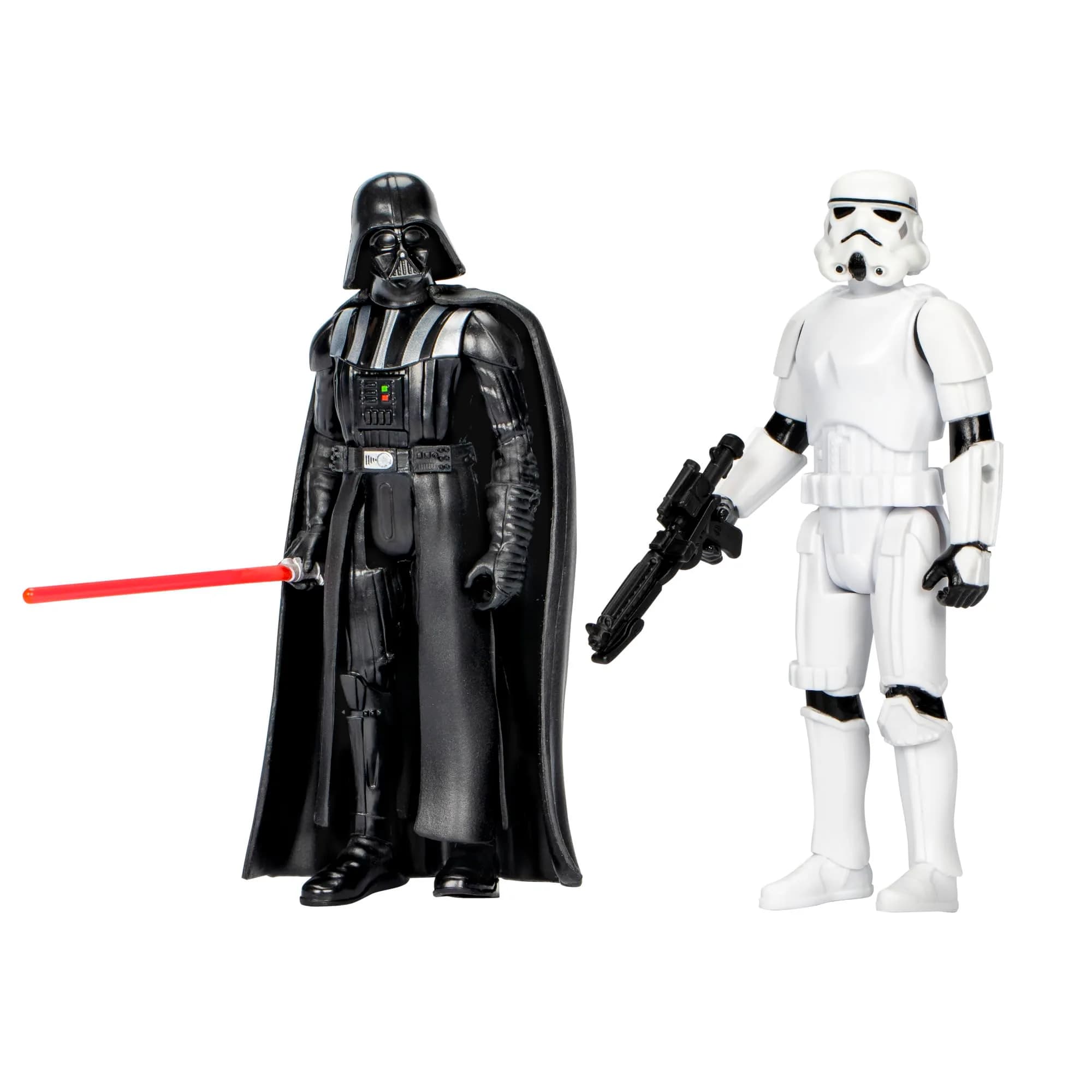STAR WARS Epic Hero Series Two Pack, Darth Vader & Stormtrooper 4-Inch Action Figures for Kids 4+ | Authentic US Import — Black