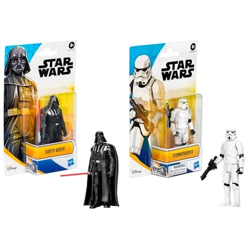 STAR WARS Epic Hero Series Two Pack, Darth Vader & Stormtrooper 4-Inch Action Figures for Kids 4+ | Authentic US Import thumbnail 4