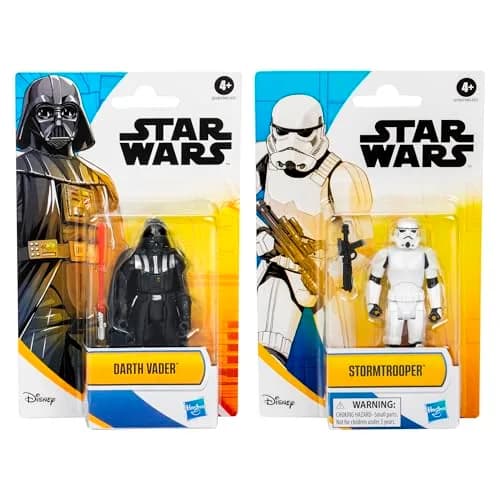 STAR WARS Epic Hero Series Two Pack, Darth Vader & Stormtrooper 4-Inch Action Figures for Kids 4+ | Authentic US Import thumbnail 2
