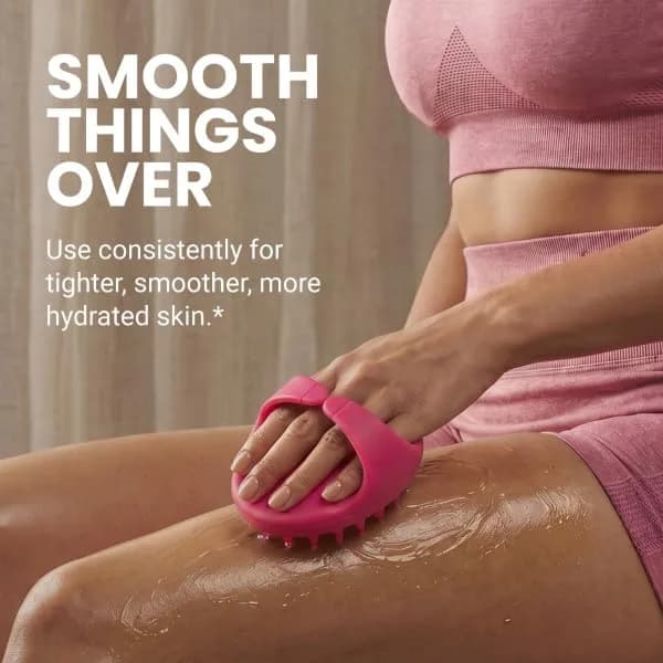 M3 Naturals Anti-Cellulite Massage Oil 8 fl oz with Massage Brush for Skin Toning & Smoothing | USA Import - view 7