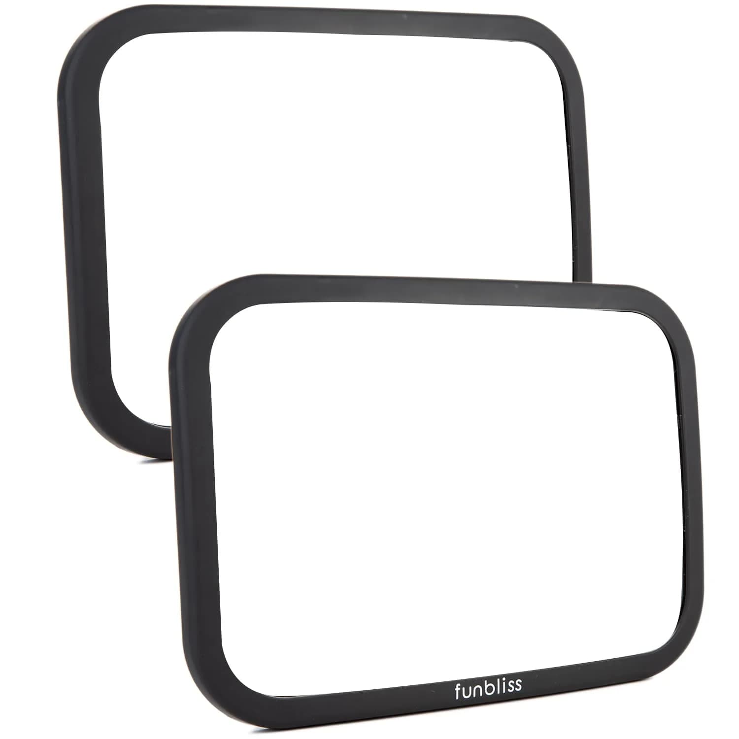 Funbliss 2-Pack Baby Car Mirror | Dual Rear-Facing Infant Monitoring | Shatterproof & Shake-Proof - main product image