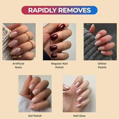 C CARE 8 Fl oz Nail Polish Remover | Professional-Grade Acetone for All Nails thumbnail 2