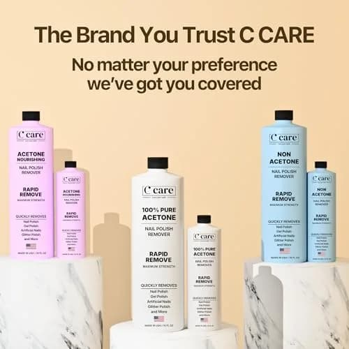 C CARE Gentle Touch Non-Acetone Nail Polish Remover 16 fl oz | Nourishing & Gentle Formula thumbnail 7