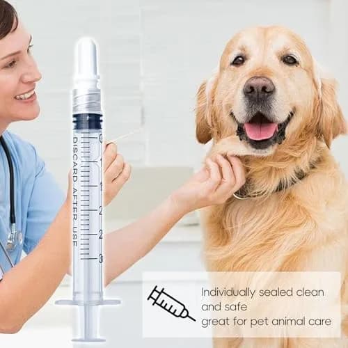 ZWCP 3mL Luer Lock Syringe (No Needle) - Sterile, Individually Wrapped, Pack of 20 | Accurate Liquid Measurement thumbnail 8