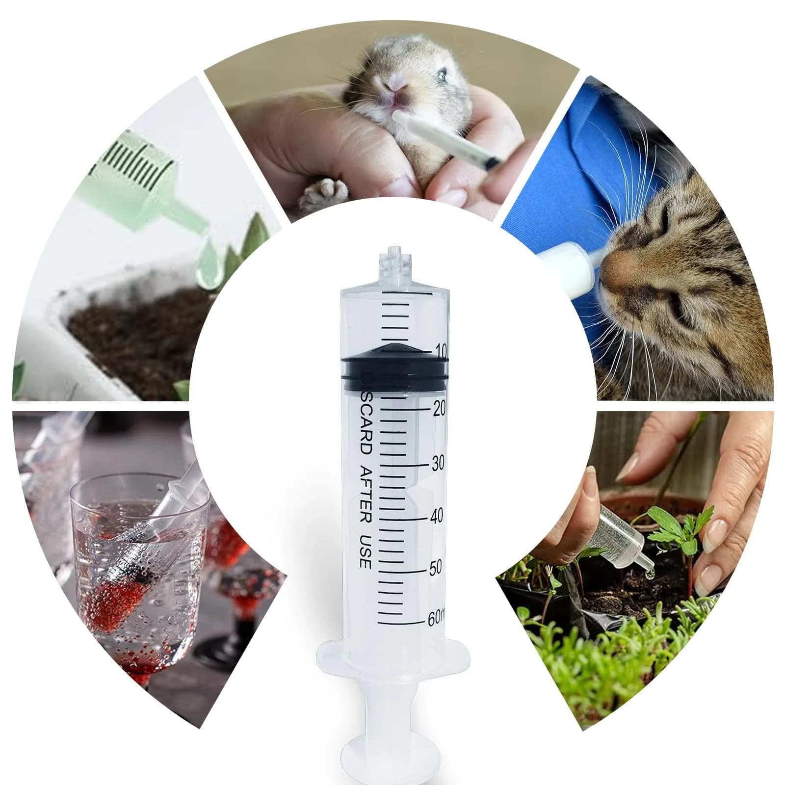 ZWCP 60ml Luer Lock Syringe (No Needle) - Pack of 50 | Sterile, Leak-Proof, Accurate Measurement - view 7