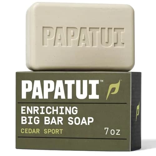 PAPATUI by Dwayne Johnson Enriching Bar Soap Cedar Sport 7oz | Nourishing, Energizing for Active Men thumbnail 1
