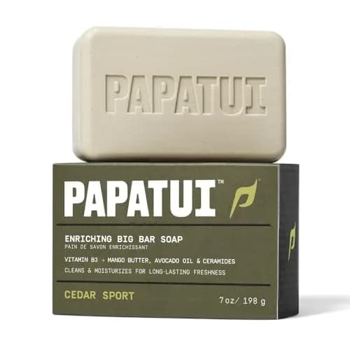 PAPATUI by Dwayne Johnson Enriching Bar Soap Cedar Sport 7oz | Nourishing, Energizing for Active Men thumbnail 9
