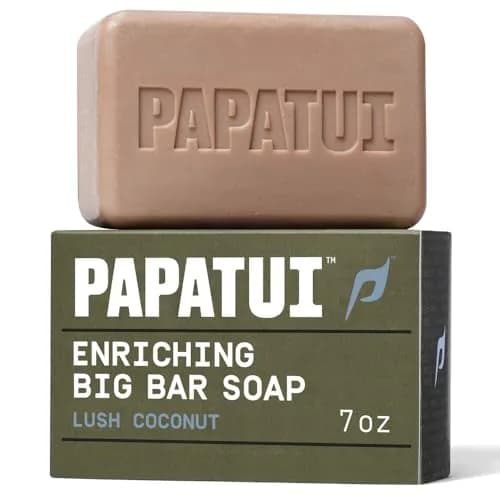 PAPATUI by Dwayne Johnson Enriching Bar Soap Lush Coconut 7oz | Moisturizing, Tropical Scent, Made with Mango & Avocado Oil thumbnail 1