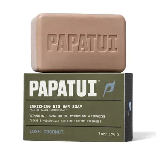 PAPATUI by Dwayne Johnson Enriching Bar Soap Lush Coconut 7oz | Moisturizing, Tropical Scent, Made with Mango & Avocado Oil thumbnail 9