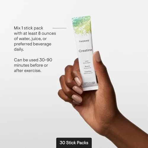 THORNE Micronized Creatine Monohydrate Powder 5g (0.18 oz) per Serving | NSF Certified for Sport thumbnail 6