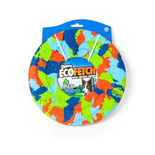 Chuckit! EcoFetch Flyer Rubber Dog Toy Medium 8 Inch Diameter | Durable Recycled Rubber for Fetch thumbnail 2