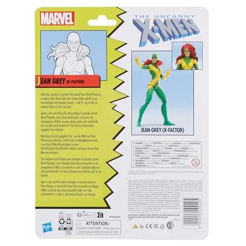 Marvel Legends Series, Jean Grey (X-Factor), Comics, Collectible Figure (6") | Marvel X-Men Action Figure for Collectors thumbnail 3