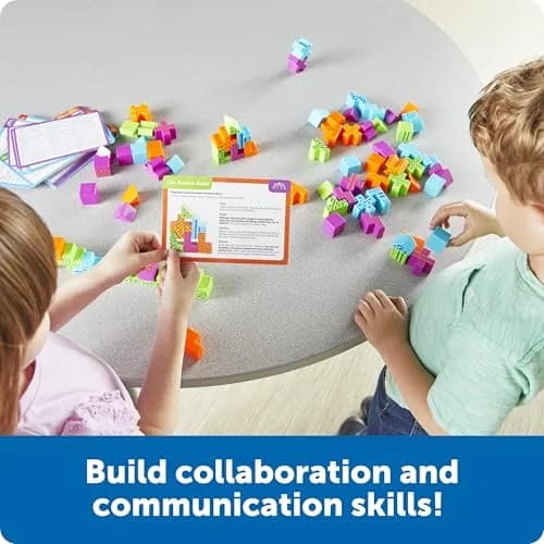 Learning Resources STEM Explorers Brainometry Classroom Set | 150 Pieces (120 Blocks + 30 Puzzles) thumbnail 3