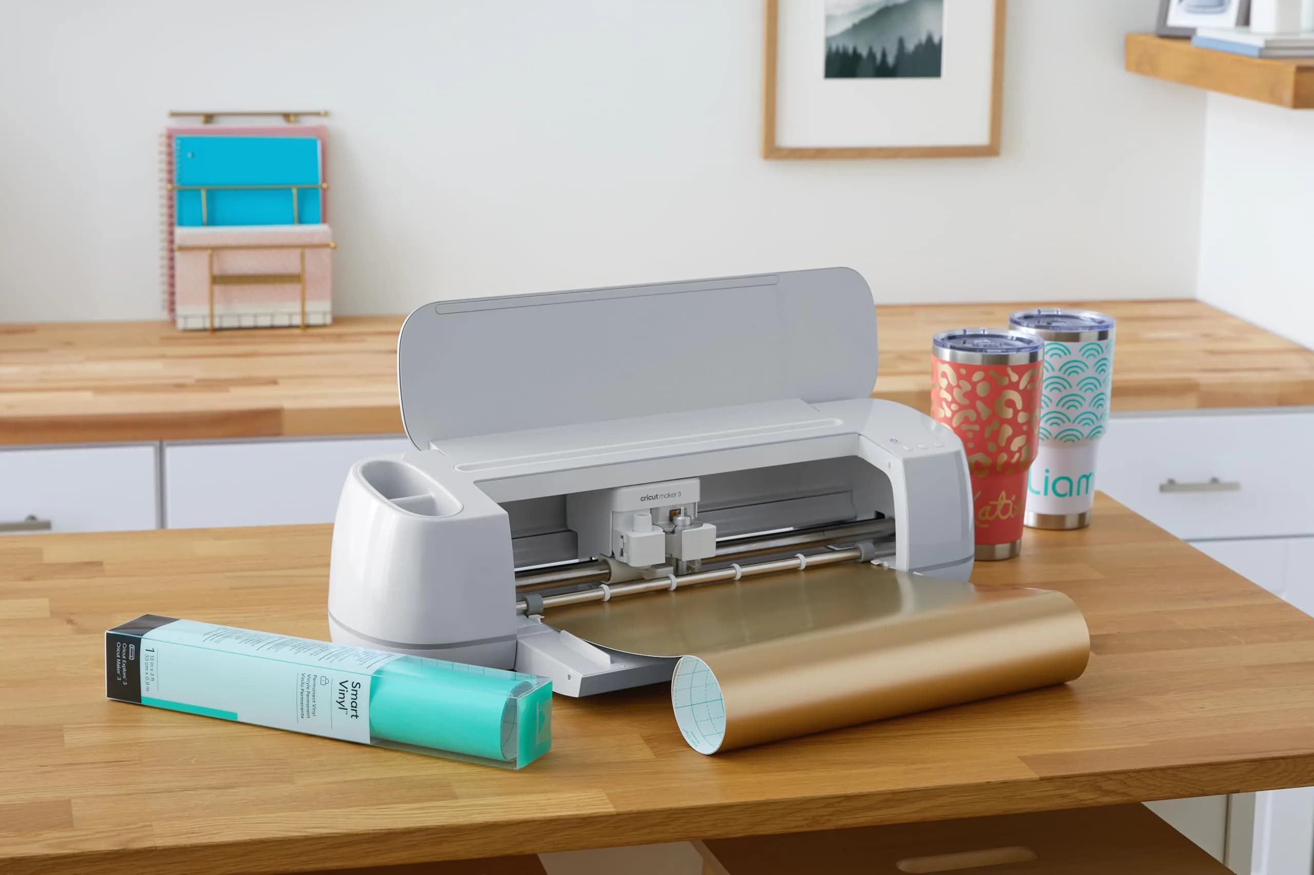 Cricut Smart Permanent Vinyl, Matte Metallic Silver - 3-Pack of 3ft Rolls (13"x36") - Matless Cutting thumbnail 4