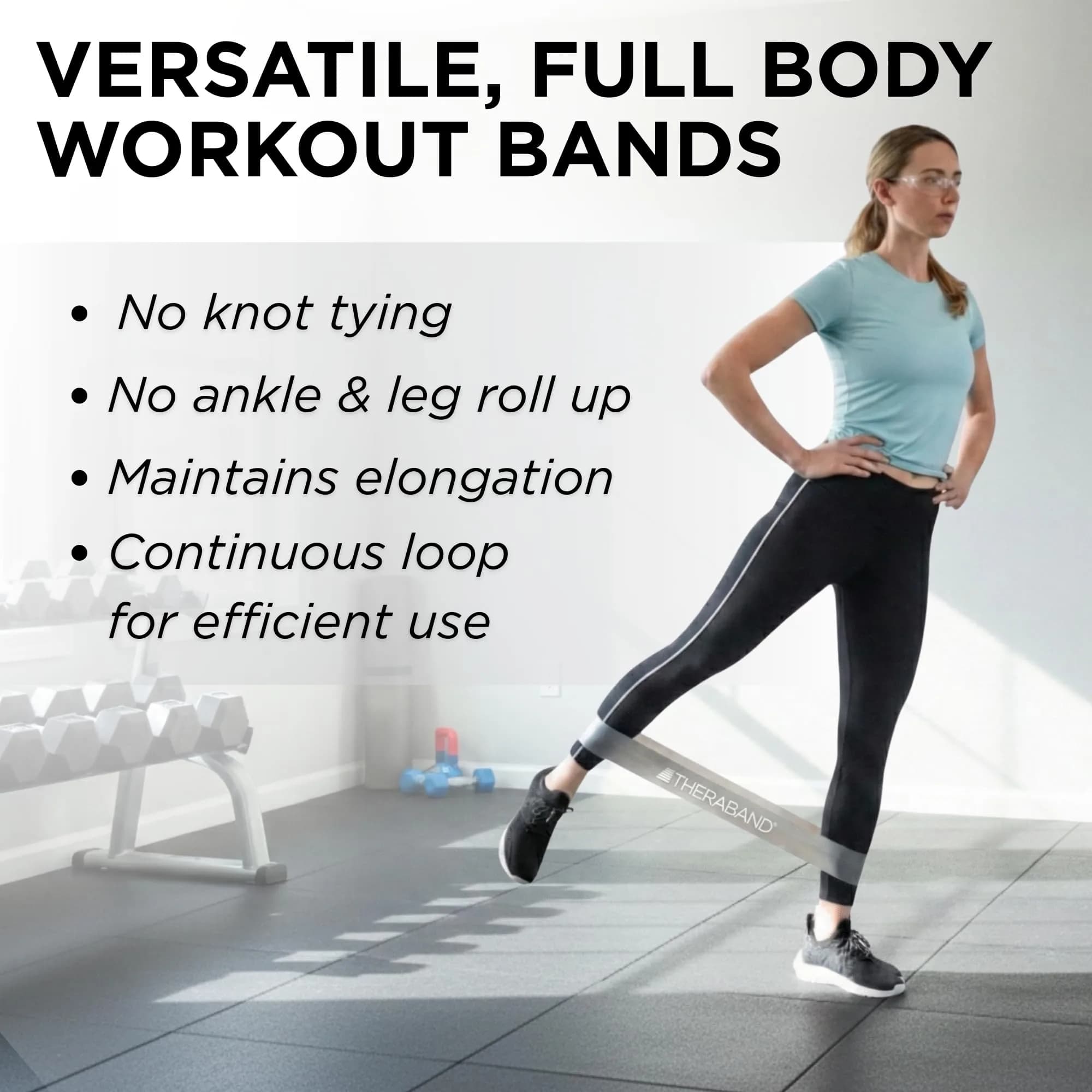 THERABAND Resistance Band Loop Set of 3, 18" | Advanced Strength & Mobility - view 7