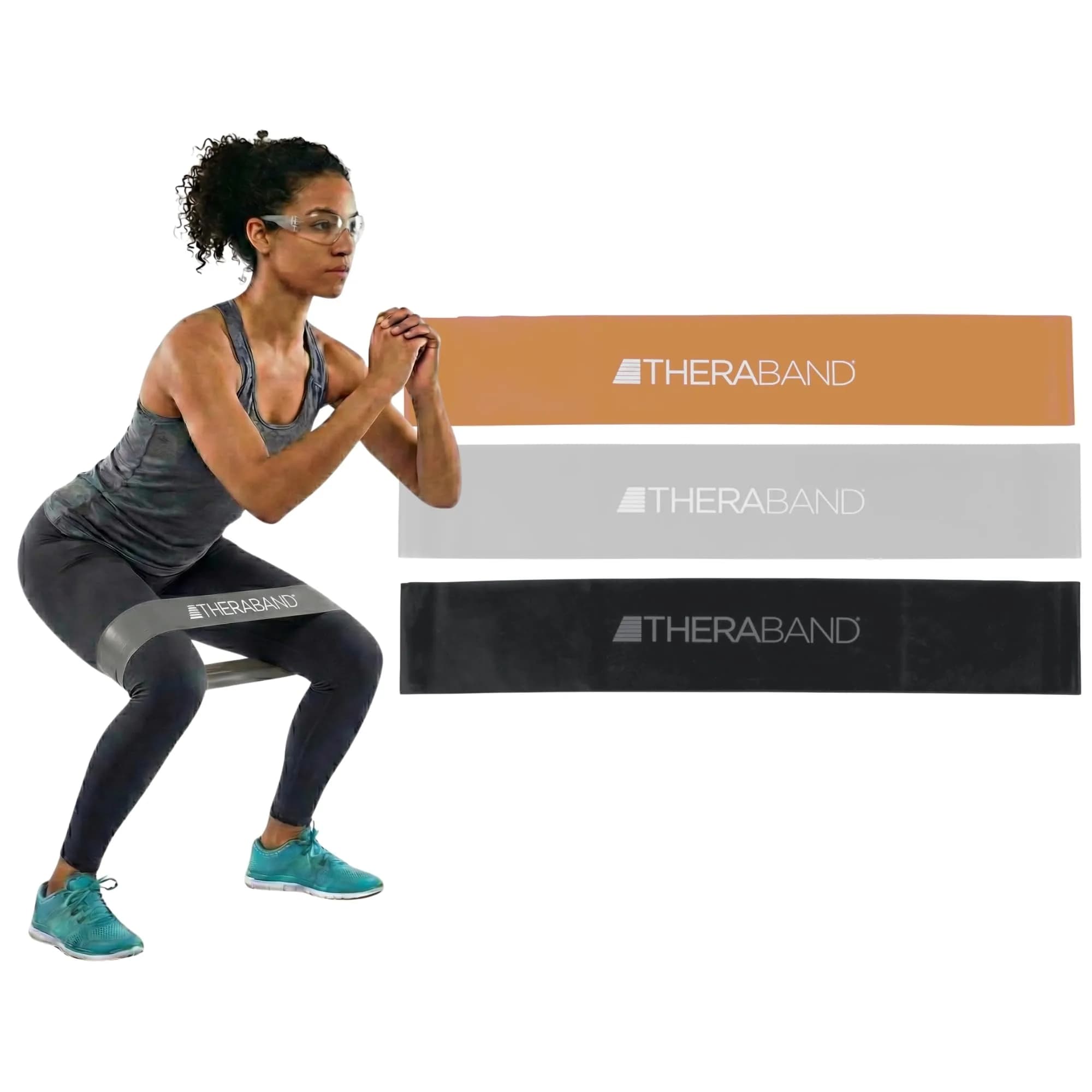 THERABAND Resistance Band Loop Set of 3, 18" | Advanced Strength & Mobility - view 2