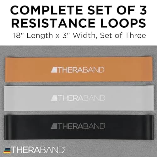 THERABAND Resistance Band Loop Set of 3, 18" | Advanced Strength & Mobility thumbnail 3