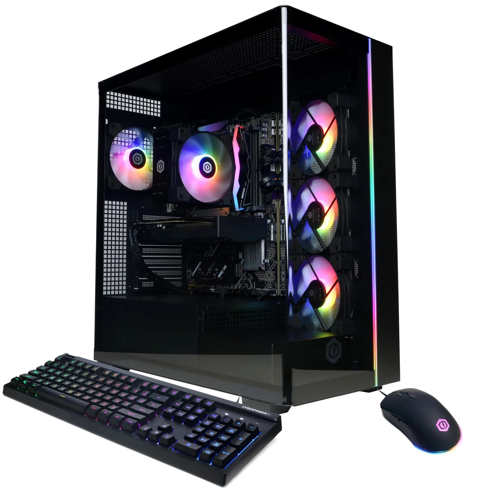 CyberpowerPC Gamer Master Gaming PC, AMD Ryzen 7 8700F, RTX 5060 Ti 8GB, 16GB DDR5, 1TB PCIe 4.0 SSD, Windows 11 Home - main product image