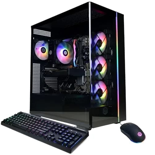 CyberpowerPC Gamer Master Gaming PC, AMD Ryzen 7 8700F, RTX 5060 Ti 8GB, 16GB DDR5, 1TB PCIe 4.0 SSD, Windows 11 Home thumbnail 1