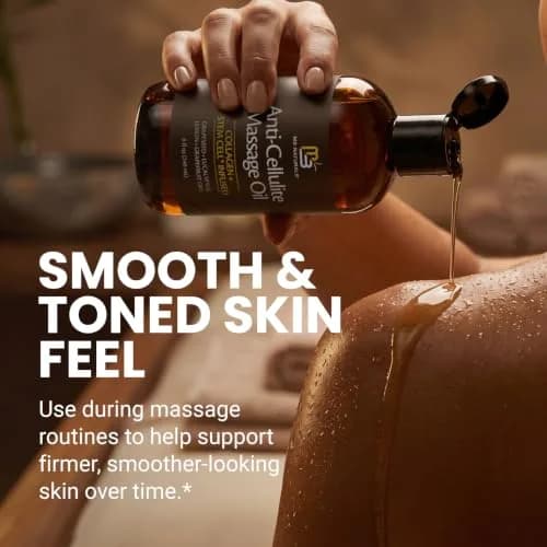 M3 Naturals Anti Cellulite Oil & Lymphatic Drainage Massager Kit | 8 fl oz (237 ml) | Smoother Skin thumbnail 9