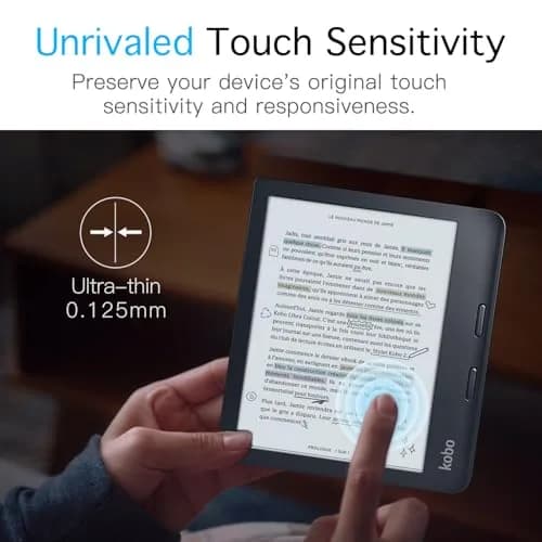MoKo Anti-Glare Screen Protector for Kobo Libra Colour 7 Inch 2024 / Libra 2 E-Reader 7" 2021 | 3 Pack Matte PET Film thumbnail 5
