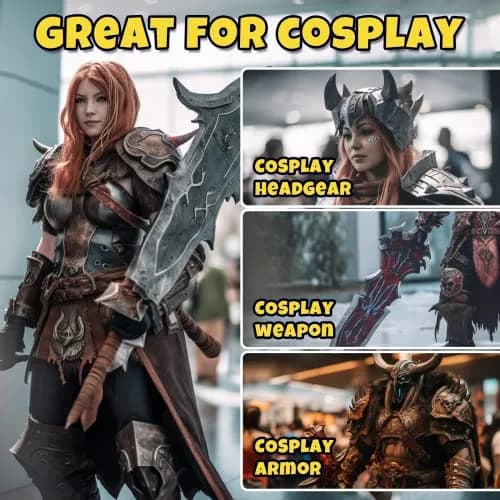 MEARCOOH White EVA Foam Sheets Roll 10mm Thick (99cm x 35.5cm) | Premium Craft Foam for Cosplay & Costumes thumbnail 3