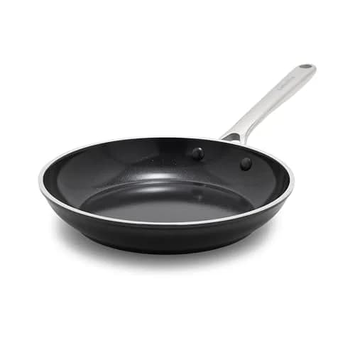 Lumenflon Orfeo 9.5” Nonstick Frying Pan, Made in Italy, Diamond Ceramic PFAS-Free Cookware, Induction Ready, Scratch Resistant, Dishwasher Safe, Black | 9.5 inch diameter thumbnail 1