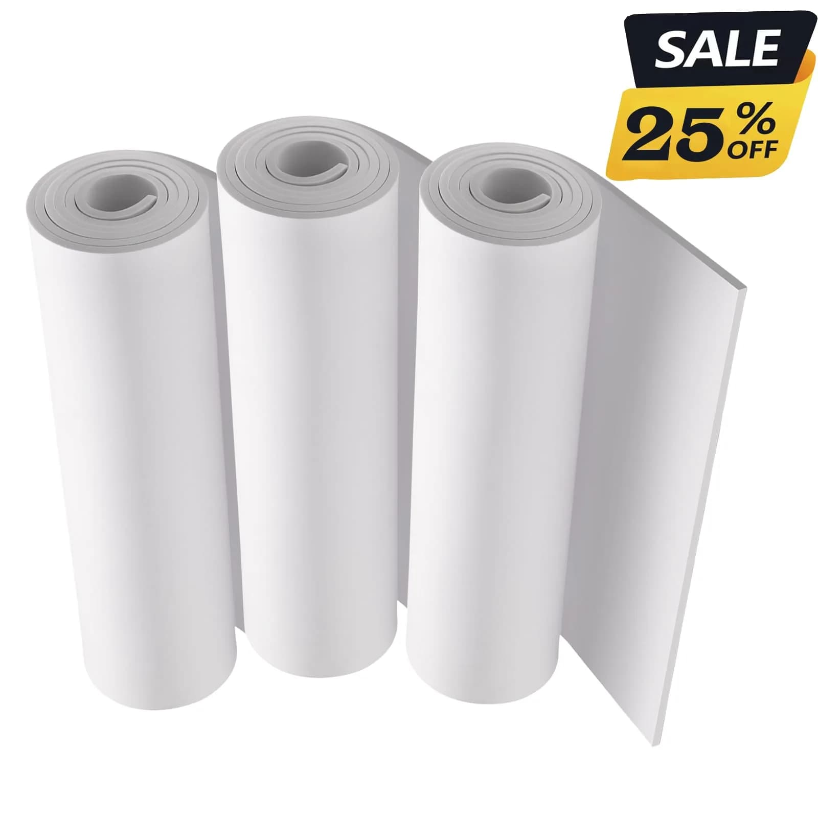 MEARCOOH White EVA Foam Sheets Roll 5mm Thick (150cm x 35.5cm) | Premium Cosplay Craft Foam for Beginners - view 3
