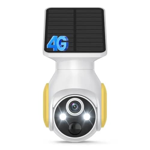 FameVibe 1080p Solar Security Camera with 5200mAh Battery & Solar Panel | AI Human Detection, 2-Way Audio, Color Night Vision, 355° Pan & 90° Tilt thumbnail 1