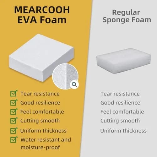MEARCOOH White EVA Foam Cosplay Sheet Roll 1.5 cm (0.59 in) | Premium Craft Foam for Costumes thumbnail 5