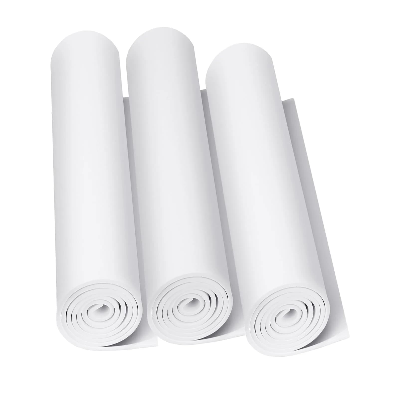 MEARCOOH White EVA Foam Sheets Roll 2mm Thick (124.5 x 34 cm) | Premium Craft Foam for Cosplay & DIY Projects