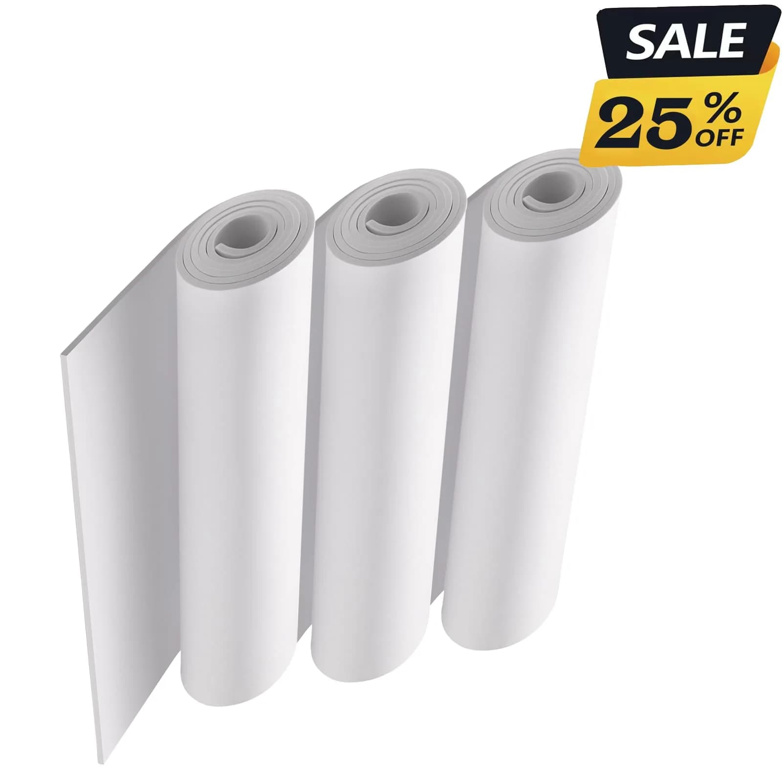 MEARCOOH White EVA Foam Sheets Roll 2mm Thick (124.5 x 34 cm) | Premium Craft Foam for Cosplay & DIY Projects - view 3