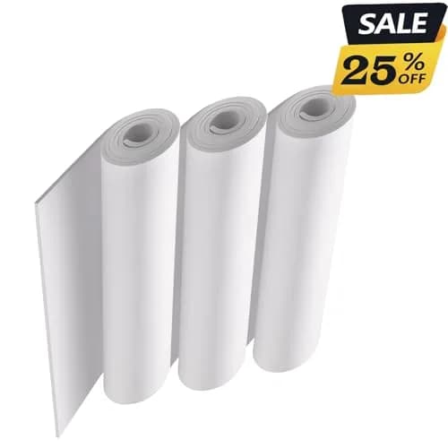 MEARCOOH White EVA Foam Sheets Roll 2mm Thick (124.5 x 34 cm) | Premium Craft Foam for Cosplay & DIY Projects thumbnail 3