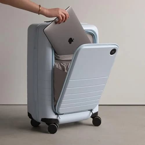 Monos Carry-On Pro Plus 23" | Hardside Spinner, TSA Lock, 360° Wheels, Airline-Approved, Rose Quartz thumbnail 2