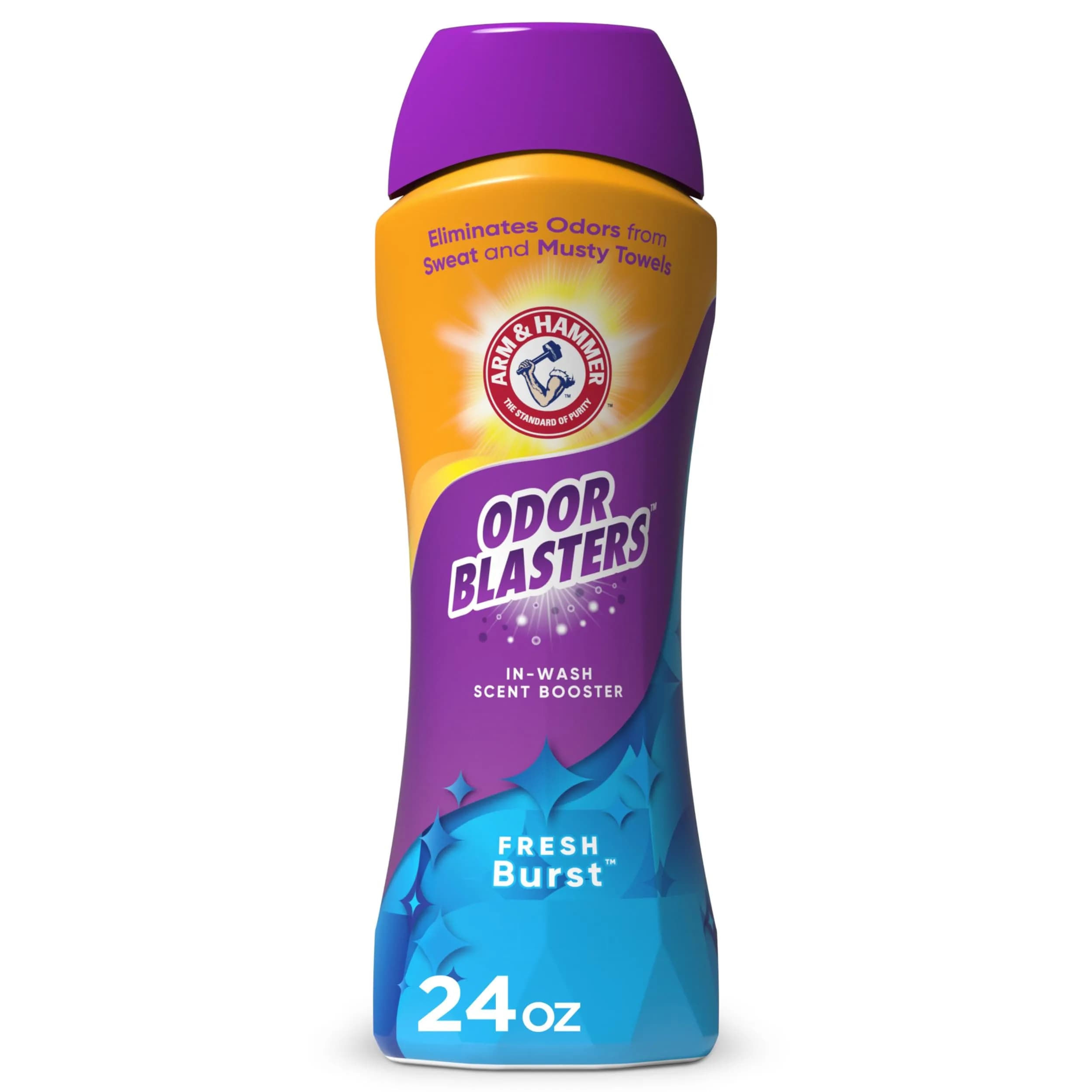 ARM & HAMMER Odor Blasters Laundry Scent Booster, Fresh Burst Scent, 709 ml (24 Oz) | Long-Lasting Fragrance with Baking Soda - main product image