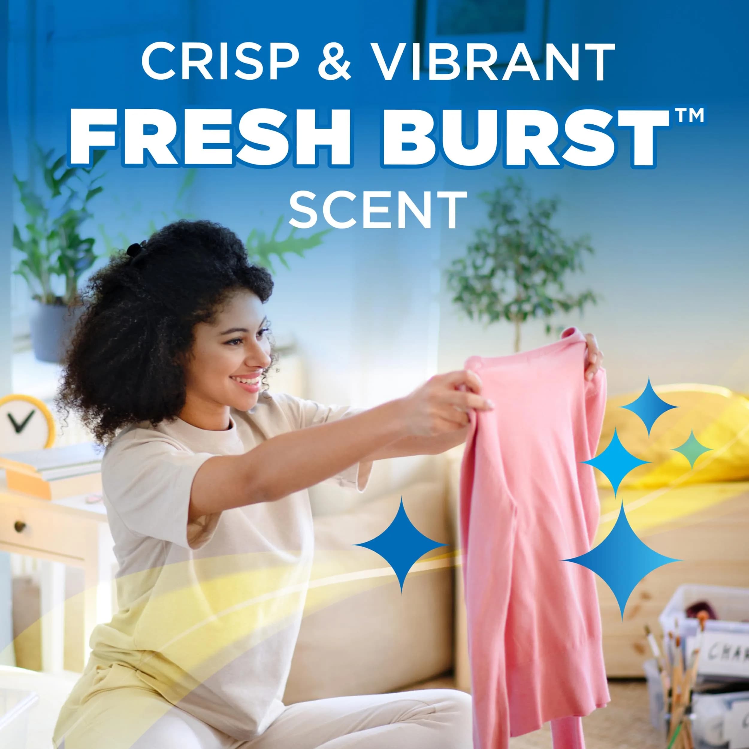 ARM & HAMMER Odor Blasters Laundry Scent Booster, Fresh Burst Scent, 709 ml (24 Oz) | Long-Lasting Fragrance with Baking Soda - view 5