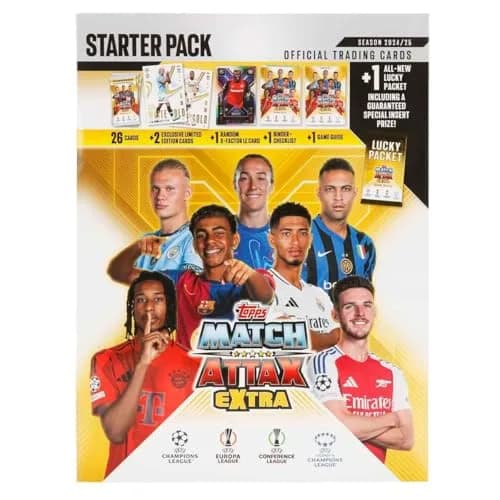 Topps Match Attax Extra Champions League Cards Starter Pack Album 29 Cards + 3 LE | Collectible Soccer Cards thumbnail 5