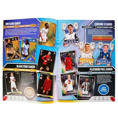 Topps Match Attax Extra Champions League Cards Starter Pack Album 29 Cards + 3 LE | Collectible Soccer Cards thumbnail 3