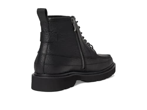 Steve Madden DAVISTON Chukka Boot 13 | Black Leather, Lug Heel, Casual Style thumbnail 5
