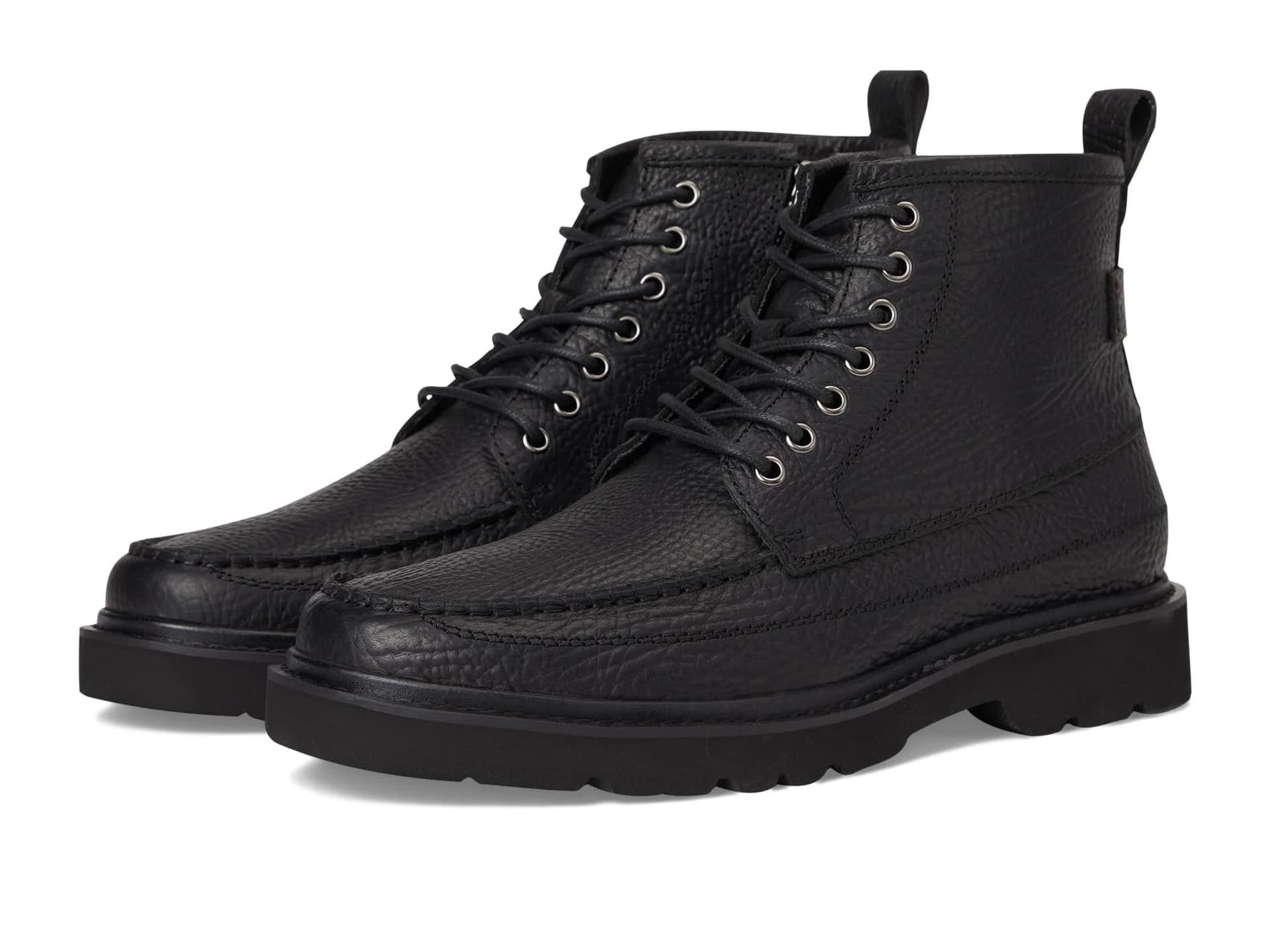 Steve Madden DAVISTON Chukka Boot 10 | Black Leather Casual Men’s Footwear
