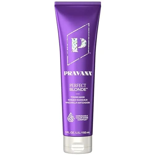 Pravana The Perfect Blonde Purple Toning Masque Treatment | Neutralizes Brassiness & Adds Shine (105 words) thumbnail 1